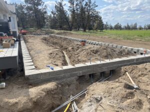 Mid Construction Paver Patio